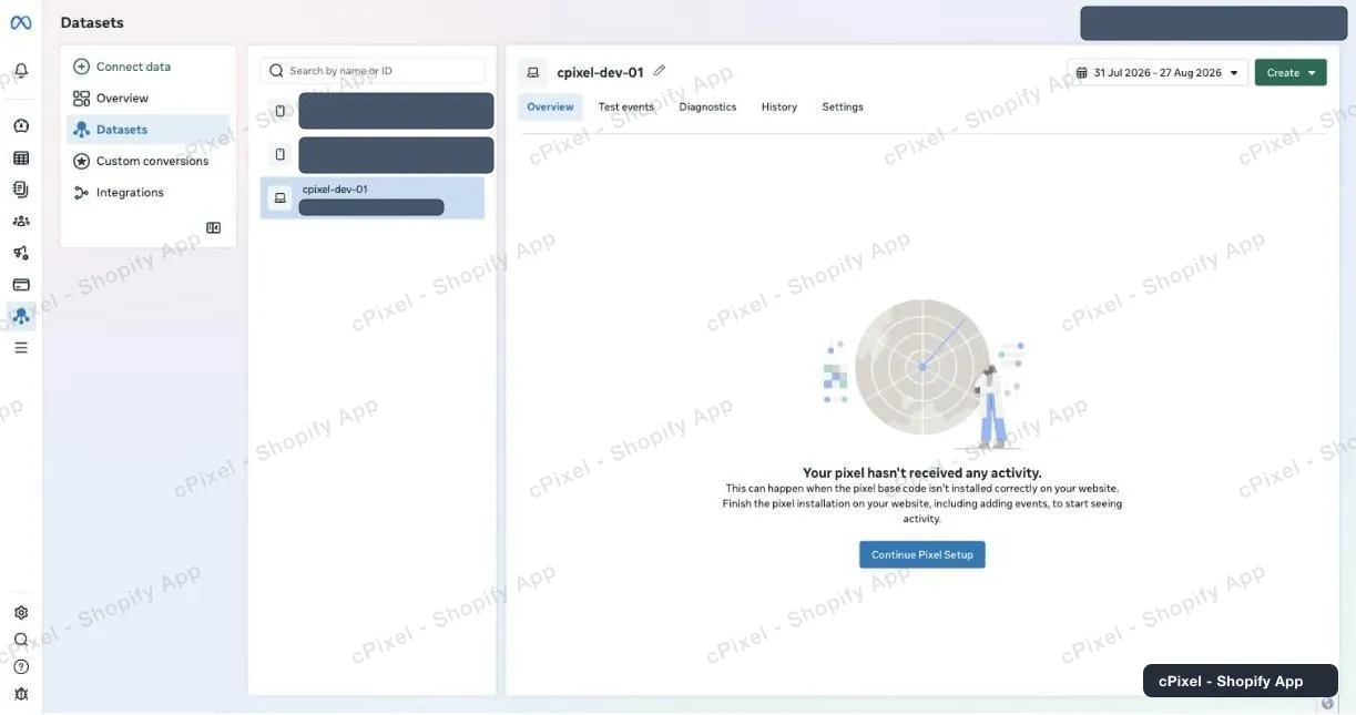 Select the dataset for this store
