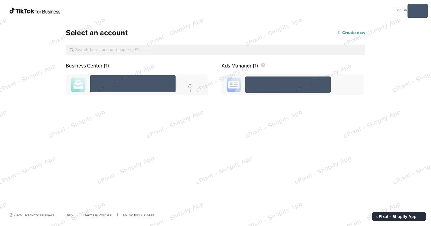 Choose the account